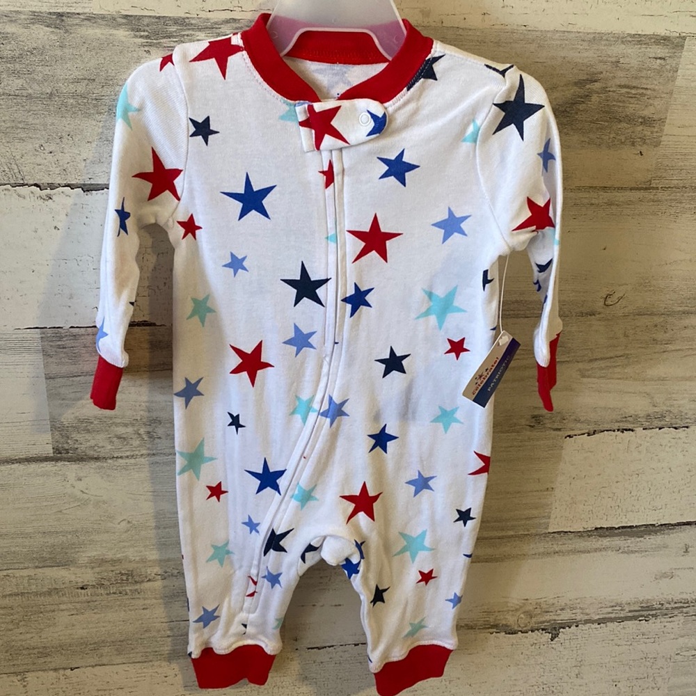 July 4th USA Stars Baby Onesie Size 3-6 Months NEW